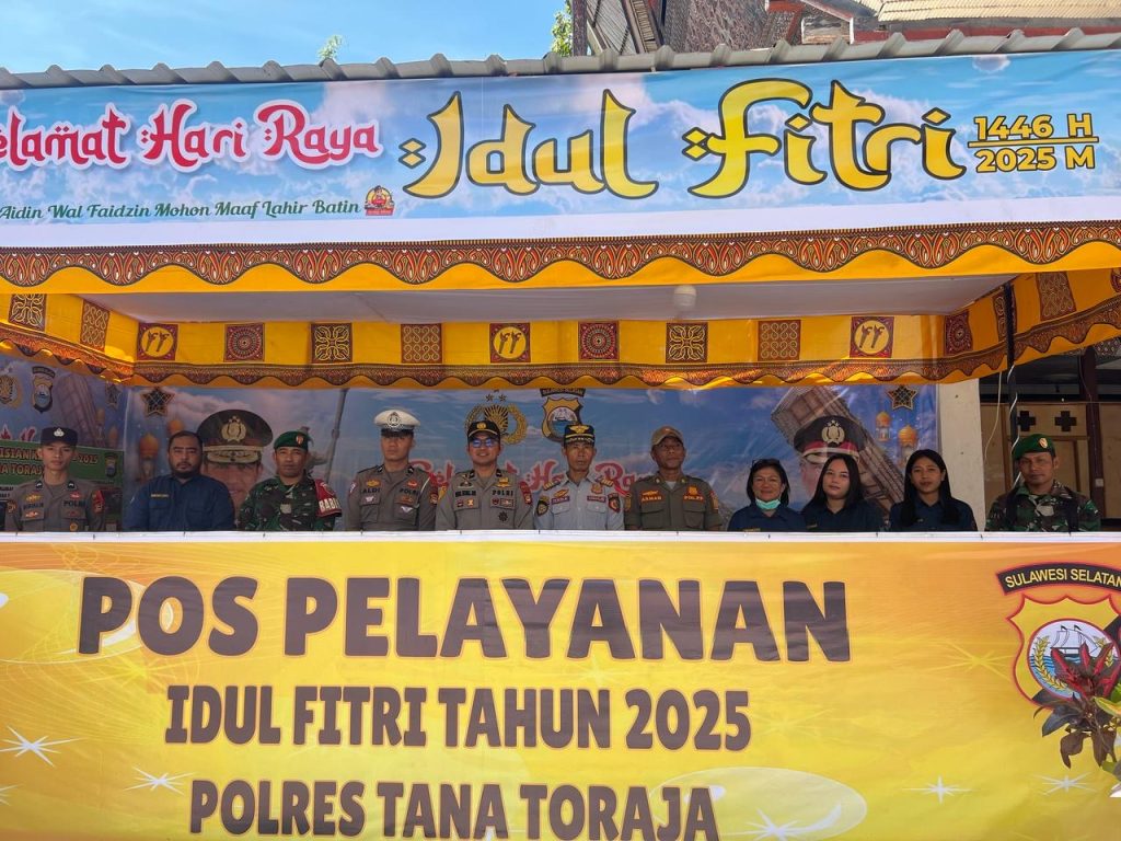 Antisipasi Lonjakan Arus Balik Lebaran, Personel Polres Tana Toraja Diturunkan di Titik Strategis 