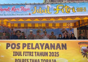 Antisipasi Lonjakan Arus Balik Lebaran, Personel Polres Tana Toraja Diturunkan di Titik Strategis 
