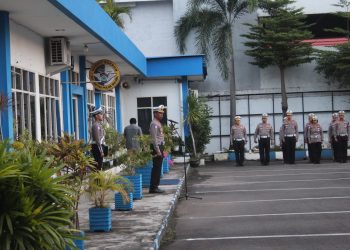 Dirlantas Polda Sulsel Pimpin Apel Pagi Jam Pimpinan, Ini Pesannya ke Personel