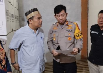 Pastikan Proses Pelipatan dan Penyortiran Surat Suara Aman, Kapolres Palopo Kunjungi Kantor KPU 