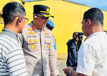 Kapolres Gowa Periksa Sikap Tampang dan Kelengkapan Administrasi Personel