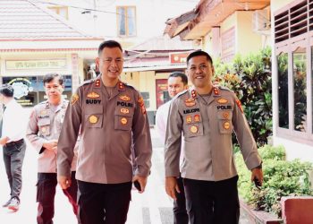 Penyambutan AKBP Budi Hermawan dan Pelepasan AKBP Malpa Malacoppo di Polres Tana Toraja