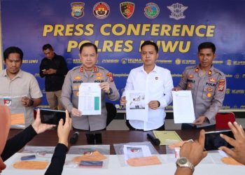 Kapolres Luwu Rilis Kasus Penipuan Seleksi Penerimaan Anggota Polri