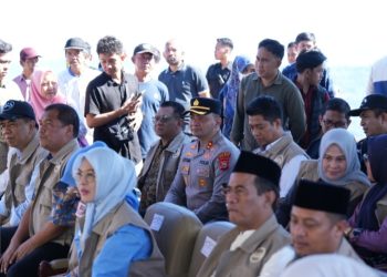 Kapolres Gowa Hadiri Peletakan Batu Pertama Pembangunan Sekolah Unggulan Kerukunan Keluarga Besar Sulsel