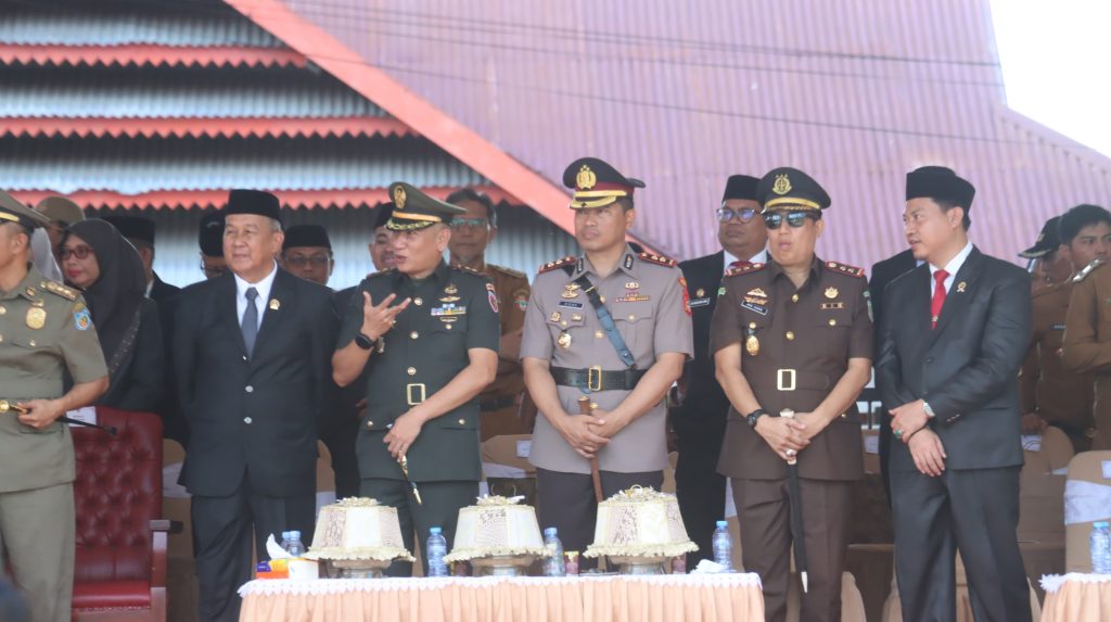 Kapolres Wajo Hadiri Apel Kesiapsiagaan Nasional Satpol PP dan Linmas Tingkat Sulsel