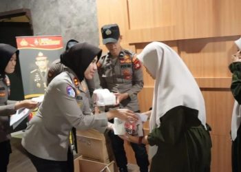 Kapolres Pelabuhan Makassar Gelar Syukuran bersama Anak Panti Asuhan Sejati Muhammadiyah