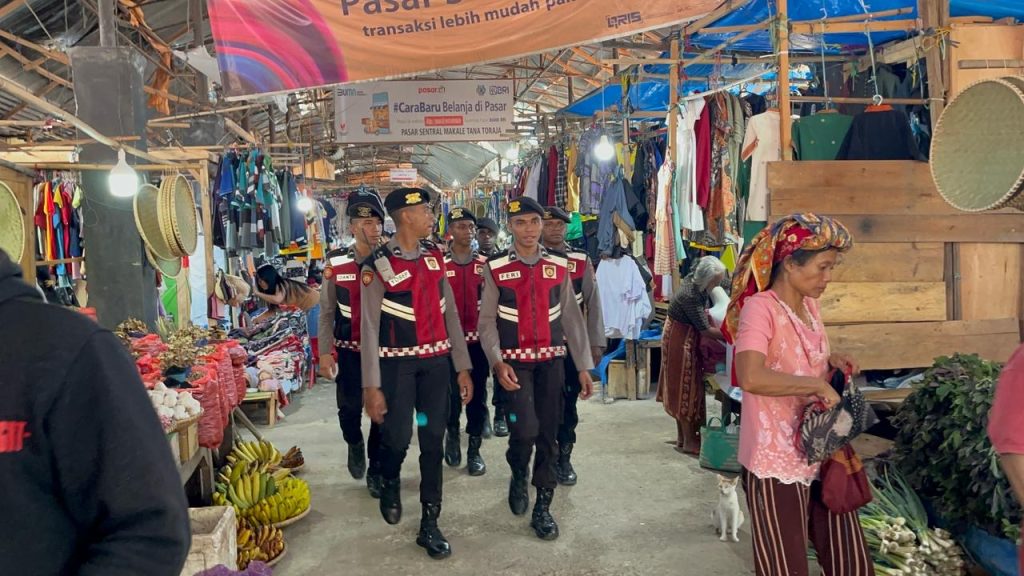 Komitmen Jaga Kamtibmas, Personel Polres Tana Toraja Masifkan Patroli di Titik Keramaian