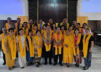Kasat Samapta Polres Toraja Utara Gelar Minggu Kasih di Gereja Toraja Jemaat Tikala