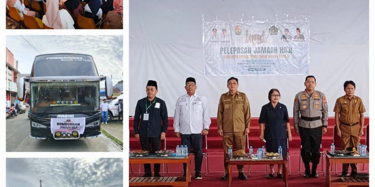 Kapolres Toraja Utara Hadiri Pelepasan Rombongan Jemaah Calon Haji