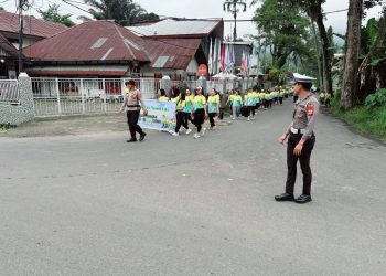 Kapolres Tana Toraja Turunkan Ratusan Personel Amankan Jalan Santai 