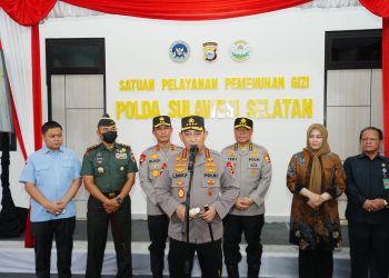 Pastikan Kesiapan Program Makan Bergizi Gratis, Kapolri Tinjau SPPG Polda Sulsel