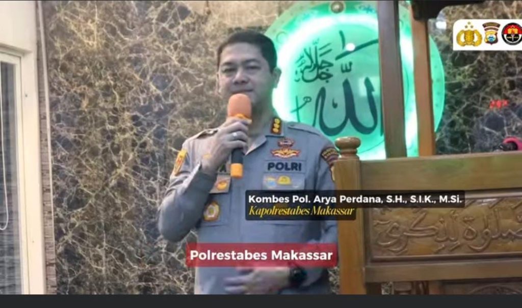 Ini Pesan Kapolrestabes Makassar Saat Safari Subuh di Masjid Nurul Muhammad