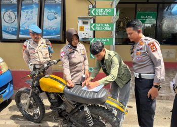Kasat Lantas Polres Maros Sita Kendaraan Pengendara Yang Viral Maki Anggota Polisi