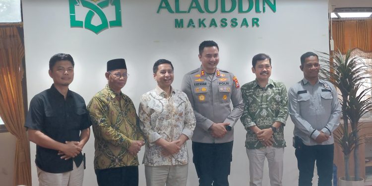 Perkuat Sinergitas, Kapolres Gowa Silaturahmi dengan Rektor UIN Alauddin Makassar