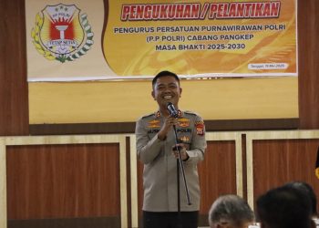 Kapolres Pangkep Pimpin Pengukuhan dan Pelantikan Pengurus PP Polri