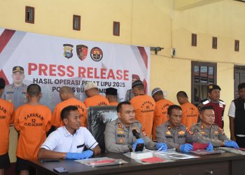 Kapolres Bulukumba Rilis Hasil Operasi Pekat, 9 Orang Diamankan Termasuk Yang Ngaku Wartawan dan Polisi