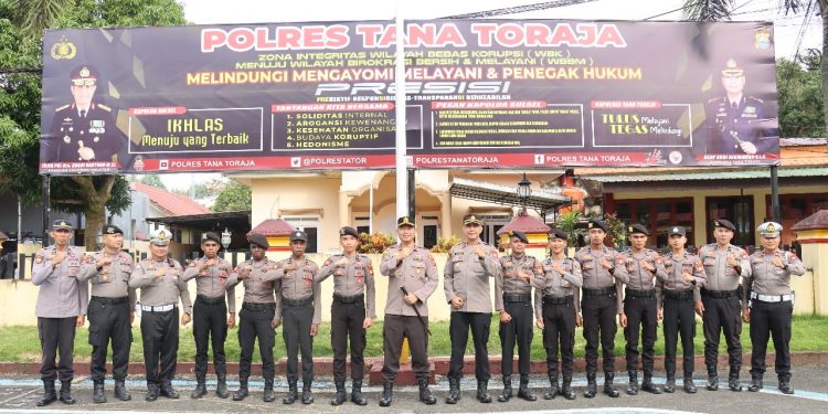 Lepas Bintara OAP, Kapolres Tator: Bintara Remaja Papua Harus Jadi Pemersatu Bangsa
