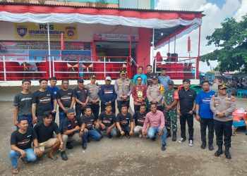 Kapolres Gowa Resmikan Pos Sat Kamling Komunitas 001 Pasar Induk Minasa Maupa