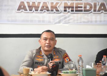 Kapolres Bulukumba Ngopi Bareng Dengan Awak Media