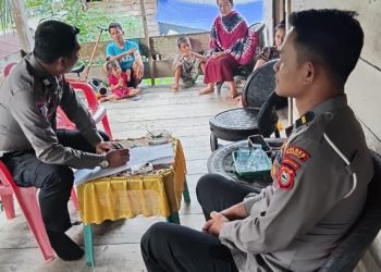 Percepat Proses Penanganan, Unit Gakkum Sat Lantas Polres Barru Datangi Rumah Korban Kecelakaan