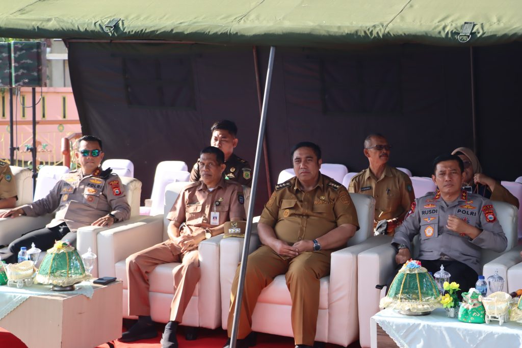 Kapolres Maros Hadiri Panen Raya di Lahan Demonstrasi Plot Kodam XIV Hasanuddin