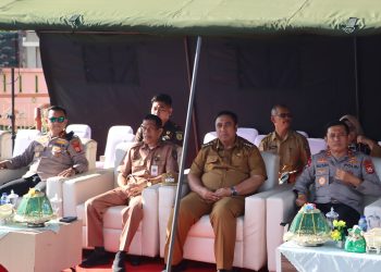 Kapolres Maros Hadiri Panen Raya di Lahan Demonstrasi Plot Kodam XIV Hasanuddin