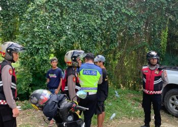 Personel Sat Samapta Polres Tana Toraja Aktif Jaga Kamtibmas di Siang Hari