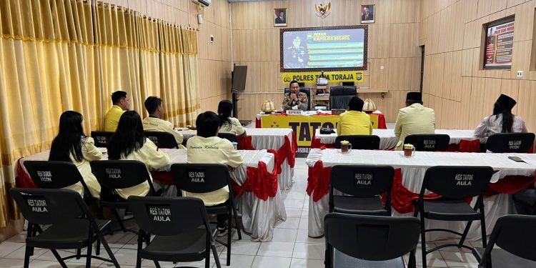 Terima Kunjungan OKP Pemuda Katholik, Kapolres Tana Toraja Harapkan Dukungan Dan Sinergitas