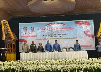 Dukung Perencanaan Pembangunan, Kapolres Toraja Utara Hadiri Musrenbang RPJMD 2025-2029