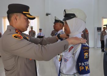 Kapolres Luwu Terima dan Lantik Anggota Patroli Keamanan Sekolah