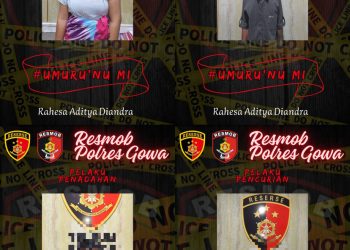 Unit Resmob Polres Gowa Amankan Empat Pelaku Pencurian dan Penadahan HP di Makassar