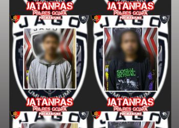 Unit Jatanras Satreskrim Polres Gowa Amankan Enam Pelaku Premanisme di Batas Kota