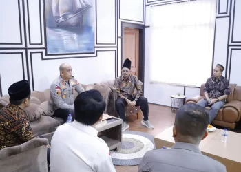 Jelang Tahsin Al-Quran dan Safari Tilawah Nasional, Kapolres Pinrang Terima Audiensi Pengurus JQH-NU