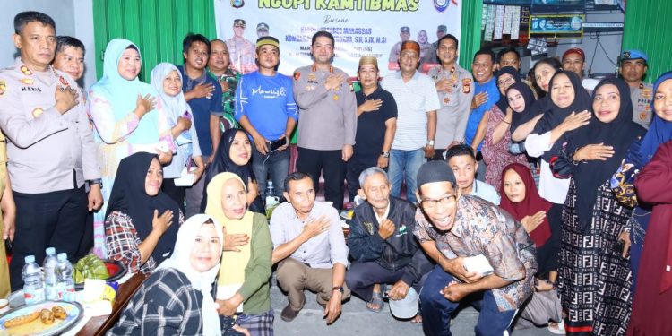 Kapolrestabes Makassar Gelar Ngopi Kamtibmas Dengan Masyarakat di Bontoala