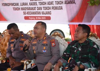 Kapolres Bulukumba bersama Dandim 1411 Silaturahmi Dengan Masyarakat Kajang
