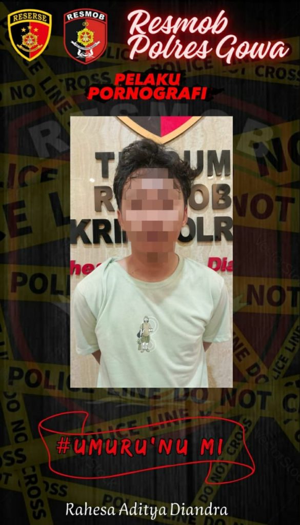 Resmob Polres Gowa Amankan Pria Yang Rekam Mahasiswi dan Mertua Saat Ganti Pakaian