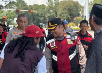 Kapolres Maros Turun Langsung Lakukan Pengamanan di Peringatan Hari Buruh