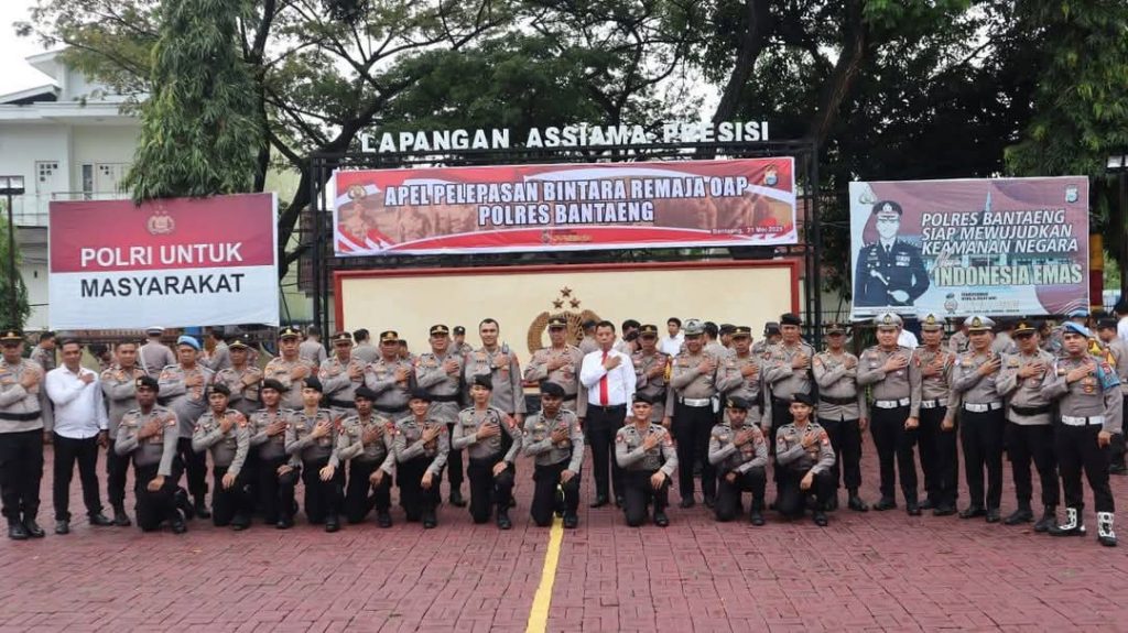Kapolres Bantaeng Pimpin Upacara Pelepasan Bintara Remaja OAP Polda Papua Barat 