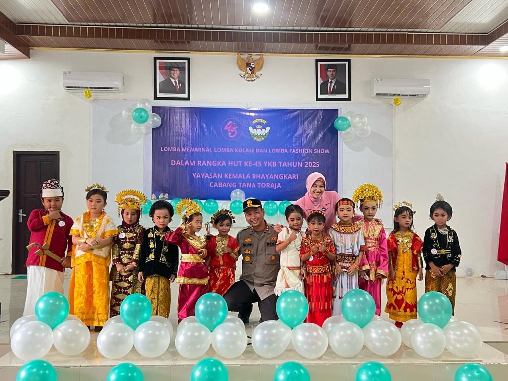 Peringati HUT YKB ke-45, Kapolres Tator Bersama Ketua Bhayangkari Gelar Berbagai Lomba