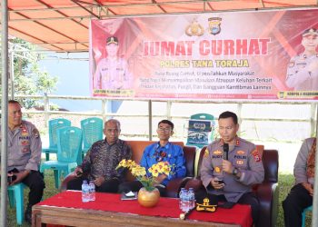 Ini Penyampaian Kapolres Tana Toraja Saat Pimpin Jumat Curhat di Batupapan