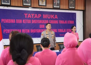 Kapolres Toraja Utara bersama Ketua Bhayangkari Gelar Tatap Muka Dengan Pengurus Bhayangkari