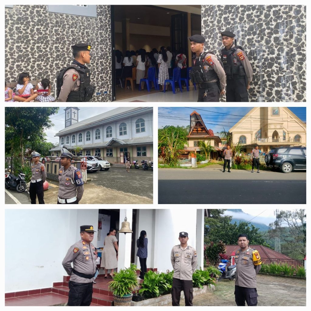 Kapolres Toraja Utara Kerahkan 97 Personel Amankan Ibadah Peringatan Kenaikan Yesus Kristus