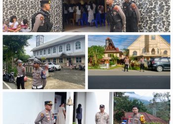 Kapolres Toraja Utara Kerahkan 97 Personel Amankan Ibadah Peringatan Kenaikan Yesus Kristus
