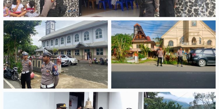 Kapolres Toraja Utara Kerahkan 97 Personel Amankan Ibadah Peringatan Kenaikan Yesus Kristus