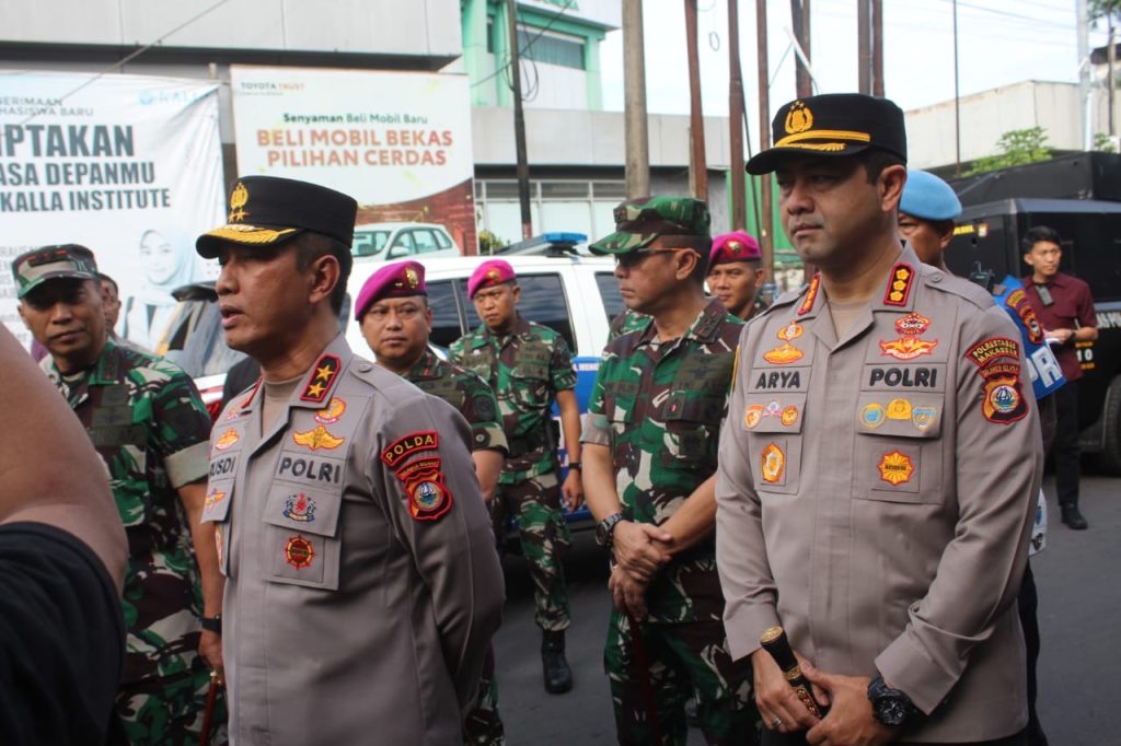 Pimpin Apel Pengamanan Aksi Unras, Kapolda Sulsel : 2244 Personel Tidak Ada Yang Gunakan Senpi