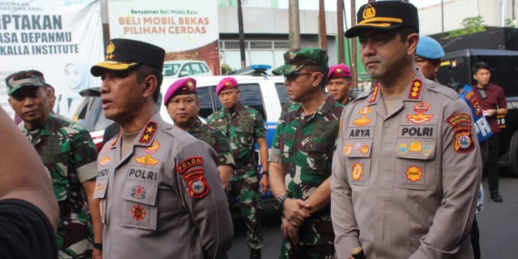 Pimpin Apel Pengamanan Aksi Unras, Kapolda Sulsel : 2244 Personel Tidak Ada Yang Gunakan Senpi