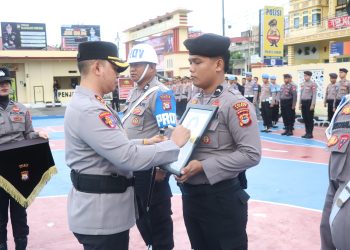 Kapolres Sidrap Pimpin Pemberhentian Tidak Dengan Hormat Personel Yang Melanggar Kode Etik
