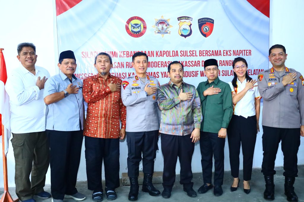 Kapolda Sulsel Silaturahmi Kebangsaan, Penandatanganan Prasasti dan Resmikan Rumah Kuliner 