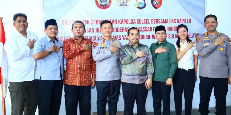 Kapolda Sulsel Silaturahmi Kebangsaan, Penandatanganan Prasasti dan Resmikan Rumah Kuliner 