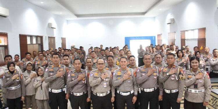 Wadir Lantas Polda Sulsel Terima Tim Verifikasi Subdit Fasmat Ditregident Korlantas Polri 